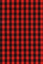 Red and black checkered fabric texture Royalty Free Stock Photo