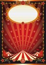 Red and black circus background