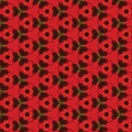 Red and black colorful seamless pattern Royalty Free Stock Photo