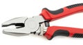 Red and Black Combination Pliers Isolated on White Background Royalty Free Stock Photo