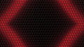 Red Black 3D Illustration Mesh Grid Background