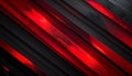 Red and black diagonal abstract stripes with shiny texture Royalty Free Stock Photo