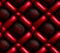 Red and Black Geometric Textile Pattern Seamless Repeat Texture for Design Projects Royalty Free Stock Photo