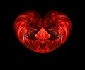 Red and Black Heart