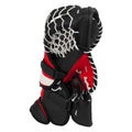 Red and black ice hockey goalie catch glove isolated on white background Royalty Free Stock Photo