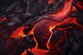 Red black landscape nature hawaii heat volcano lava magma fire hot