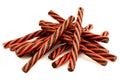 Red and black liquorice candy Royalty Free Stock Photo