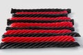 Red and Black liquorice candy bars Royalty Free Stock Photo