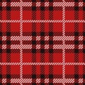 Red and black lumberjack background.