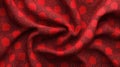 Red and Black Patterned Fabric, Draped and Textured, Close-up, Abstract Design, Fashionable Textures, Geometric Pa Royalty Free Stock Photo