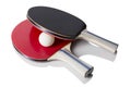 Red and Black Ping Pong Paddles