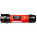 Red and black pocket electric torch