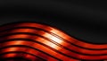 Red and black shiny metal background and carbon fiber texture