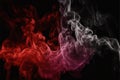 Red and Black Smoke Background Very Detailed Wallpaper Generative AI Royalty Free Stock Photo