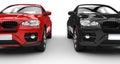 Red And Black SUV Royalty Free Stock Photo