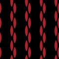 Red and black, vertical stripes, geometric vector pattern, abstract repeat Royalty Free Stock Photo