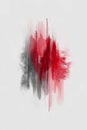Red and Black watercolor brush strokes background Royalty Free Stock Photo