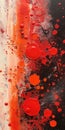 Red Black White Paint Orange Blood Air Droplets Antimatter Young Content Royalty Free Stock Photo