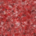 Red, black and white snowflackes with pieces of glass. Seamless background Royalty Free Stock Photo