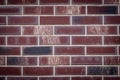 Red, black and white toned brick wall texture background. Beautiful, dusty, new concrete blocks. Urban, stylish, dark, low key Royalty Free Stock Photo