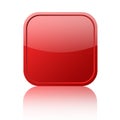 Red blank button