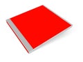 Red blank cd case Royalty Free Stock Photo