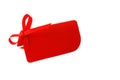 Red blank gift or price tag