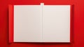 red blank white folder Royalty Free Stock Photo
