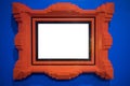 Red blocks picture frame