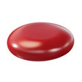 Red Blood Cell 3D Illustration. Medical And Biological Visualization Of Hemoglobin Function Isolated On Transparent Royalty Free Stock Photo