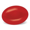 Red blood cell isolated Royalty Free Stock Photo