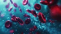 The Red Blood Cells.AI generated image Royalty Free Stock Photo