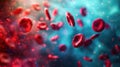 The red blood cells.AI generated image Royalty Free Stock Photo