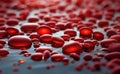 Red blood cells deliver oxygen to the tissues in your body