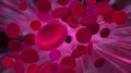 Red blood cells abstract helthcare and medical composition