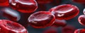 Red Blood Cells and Hemoglobin Close-Up Medical Imagery.