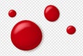 Red Blood Drop Isolated Transparent Backround Royalty Free Stock Photo