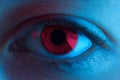 Red Blood Eye Royalty Free Stock Photo