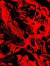 Red Blood jittery cinematic paint liquid splatter abstract vivid background wallpaper graphic art