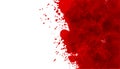 Red blood splatter stain texture background Royalty Free Stock Photo