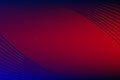 red and blue abstract background with wavy lines, abstract red and black background with wave lines Royalty Free Stock Photo