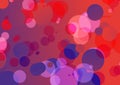 Red and Blue Abstract Circles Background Royalty Free Stock Photo