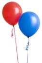 Red and Blue Balloon