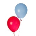 Red and blue Balloon isolated Royalty Free Stock Photo