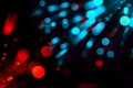 Red blue bokeh effect background Royalty Free Stock Photo