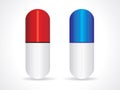 Red & blue capsule