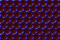 Red and blue cell metal background and texture. 3d illustration design Royalty Free Stock Photo