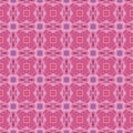 Red blue checked allover seamless pattern. Hand dr