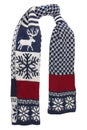 Scarf have pattern of Christmas