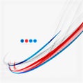 Red and blue color swirl concept Royalty Free Stock Photo